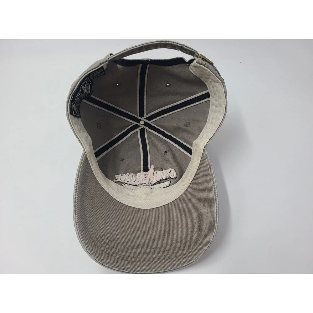 Calderone Golf‎ Club Ahead Strapback Adjustable Hat Cap Grass Lake Michigan Gray